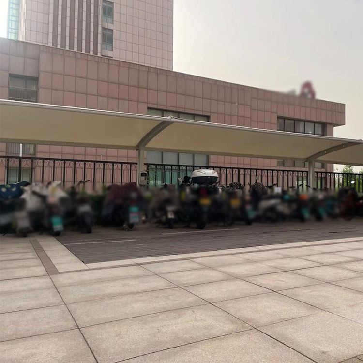 大化膜结构电动车棚