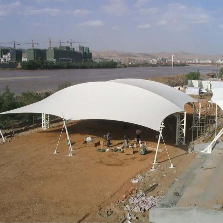 大化膜结构汽车棚